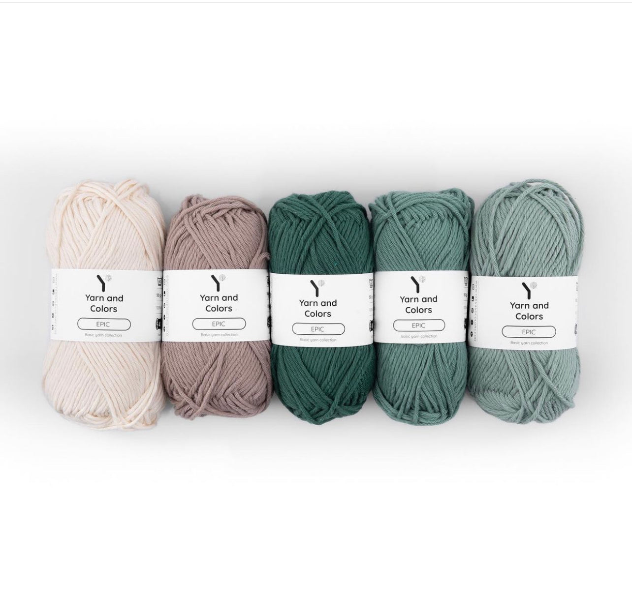 A gorgeous new addition the the Yarn Co. family is the EPIC Yarn & Colors 100% cotton range, in so many colours, the mind boggles and the add to cart fingers are twitching!