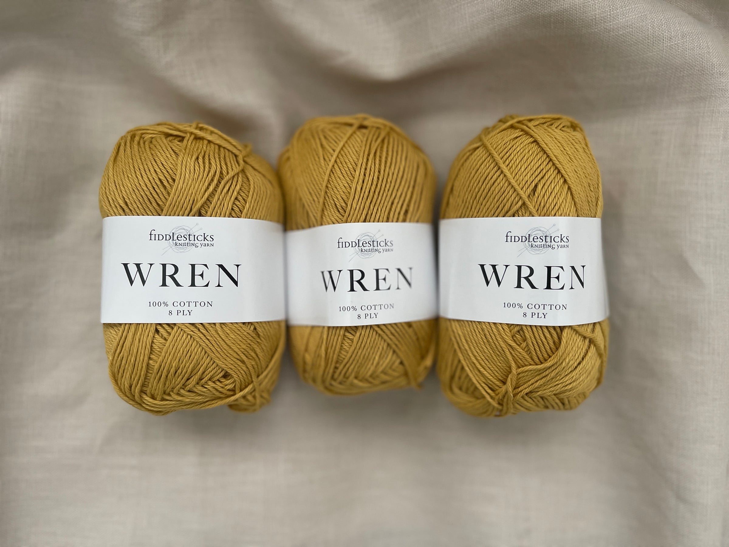 fiddlesticks wren dk cotton in mustard