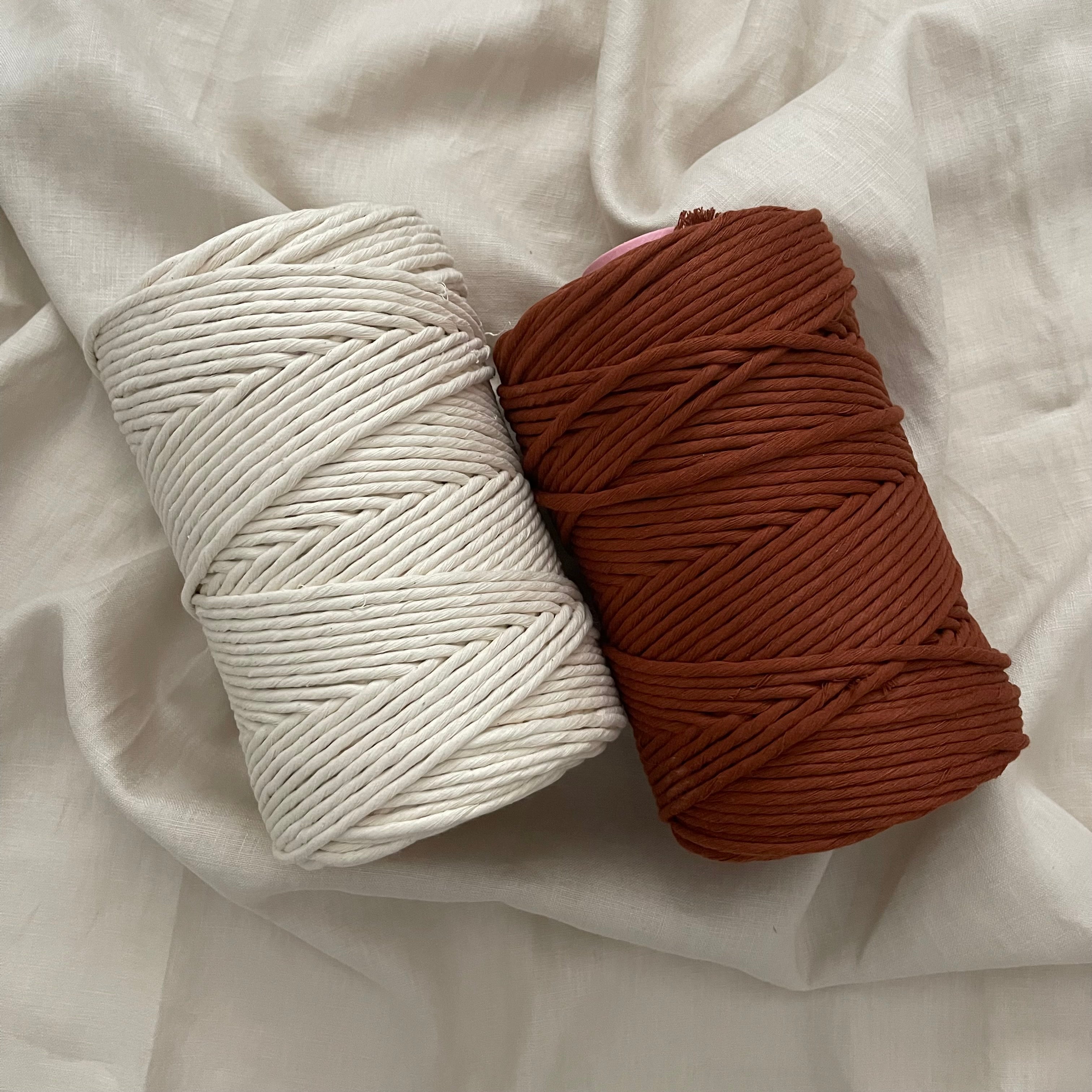 Recycled Cotton Soft Macrame String 5mm – Adelaide Hills Yarn Co.