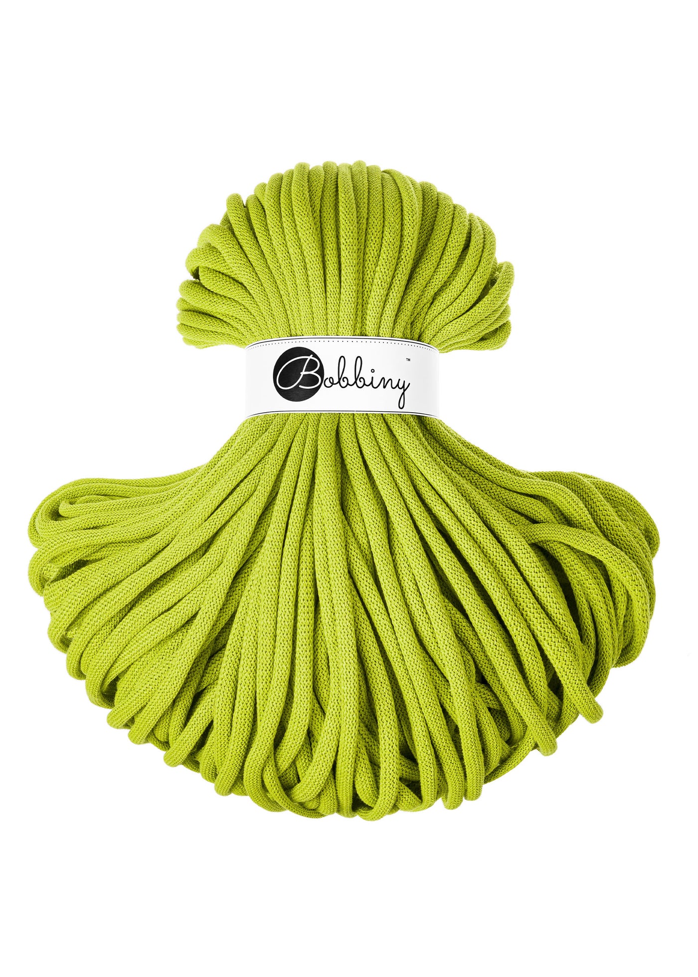 Bobbiny Braided Cords - Jumbo 9mm - Dopamine Lime