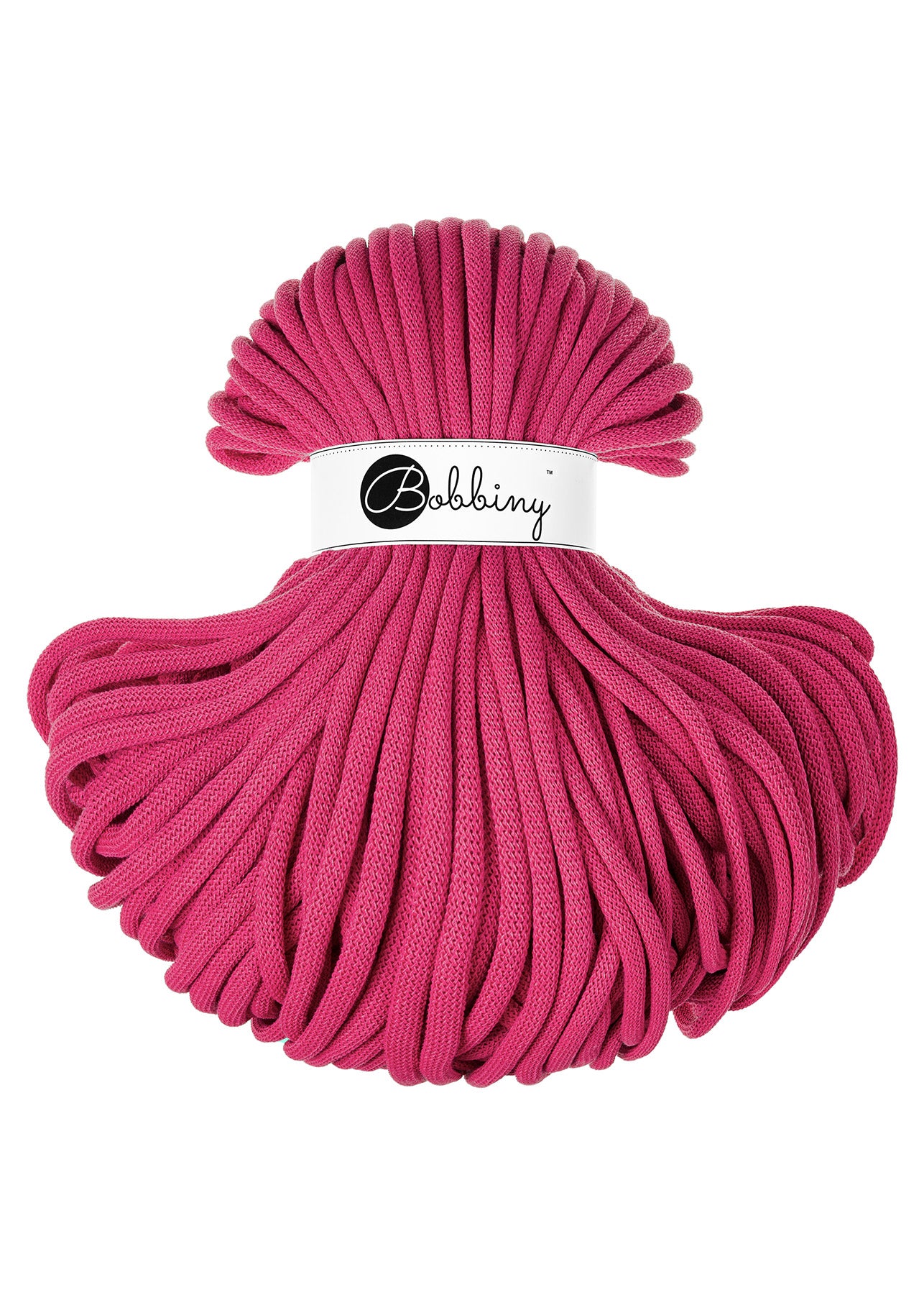 Bobbiny Braided Cords - Jumbo 9mm - Dopamine Pink