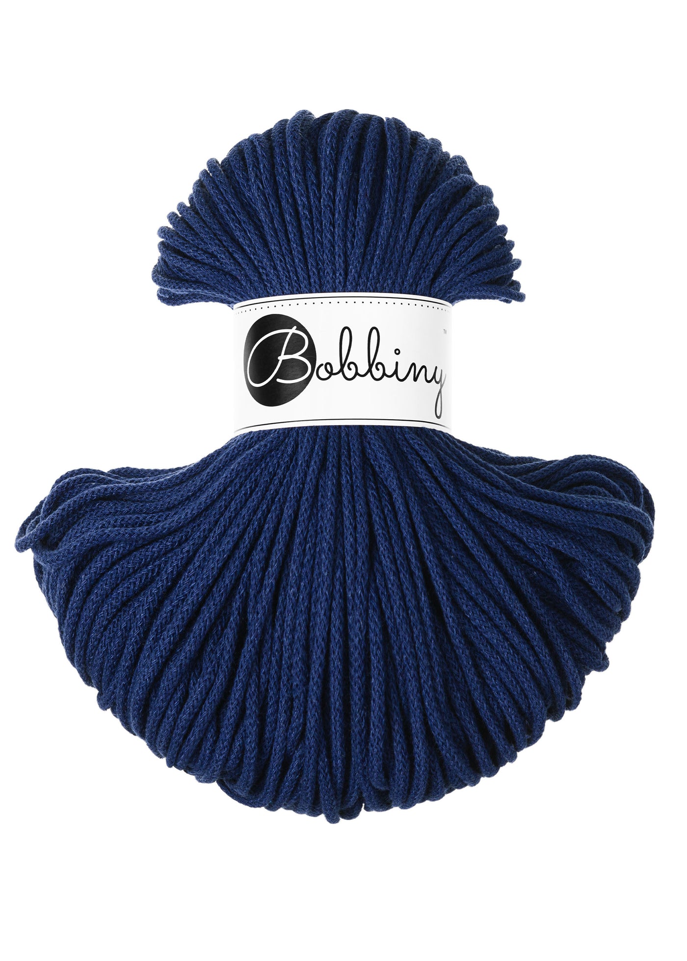 Bobbiny Braided Cords - Junior 3mm - Ink Blue