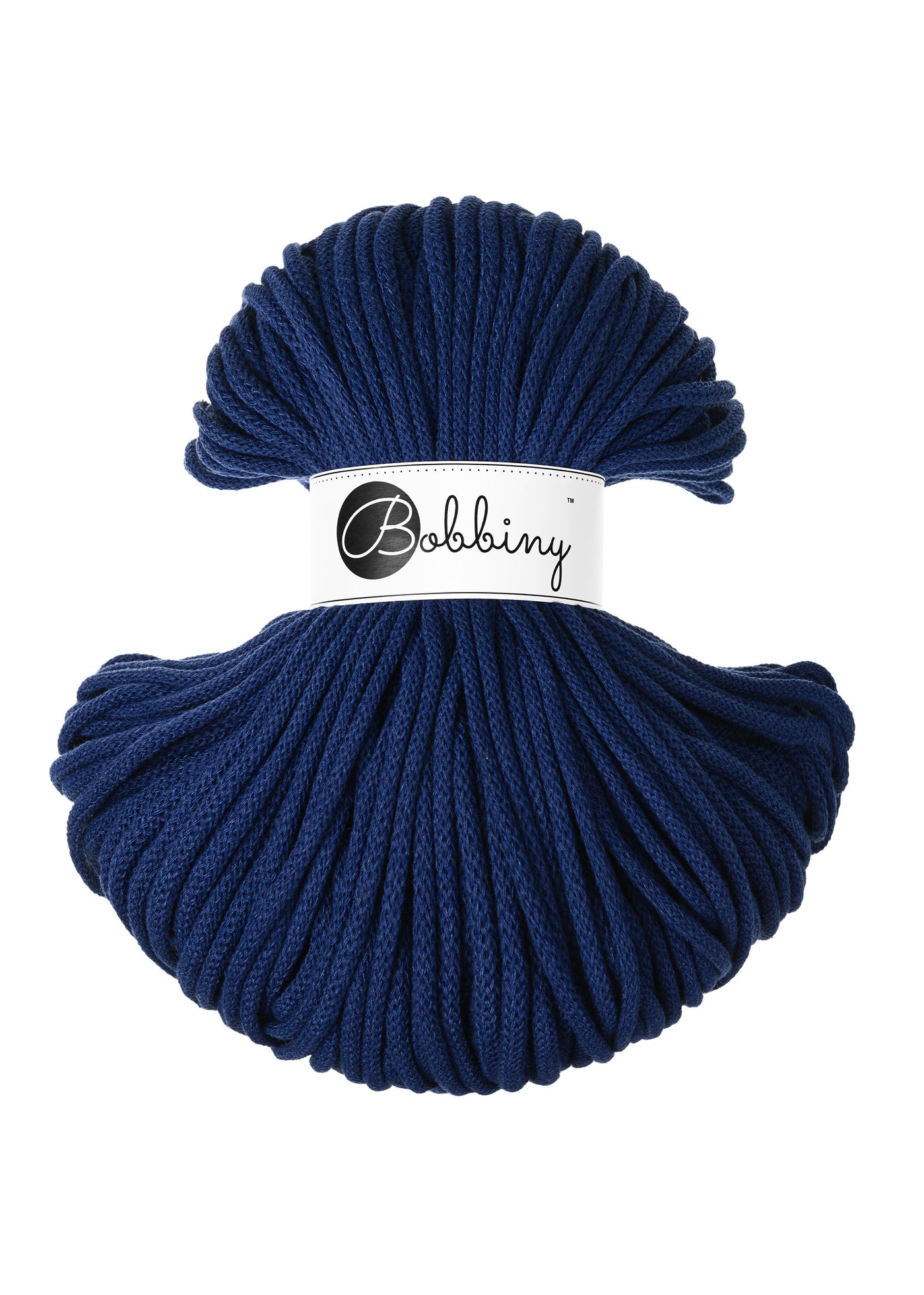 Bobbiny Braided Cords - Premium 5mm - Ink Blue