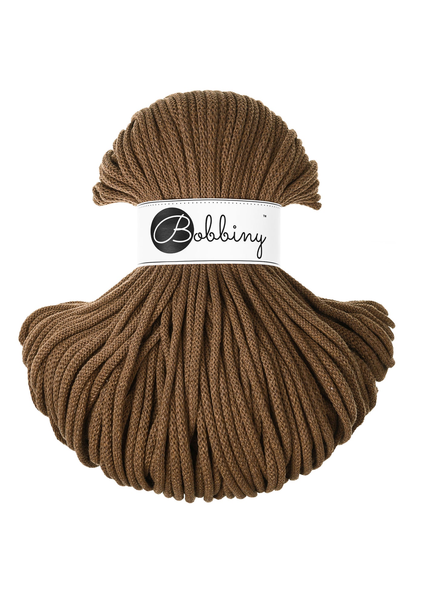 Bobbiny Braided Cords - Premium 5mm - Nut Brown