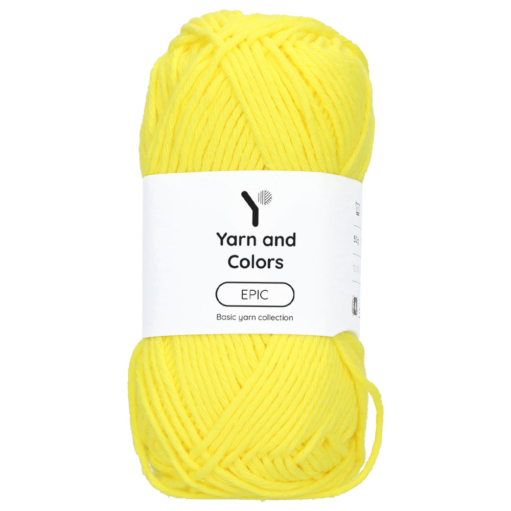 Yarn & Colors EPIC Cotton - Lemon