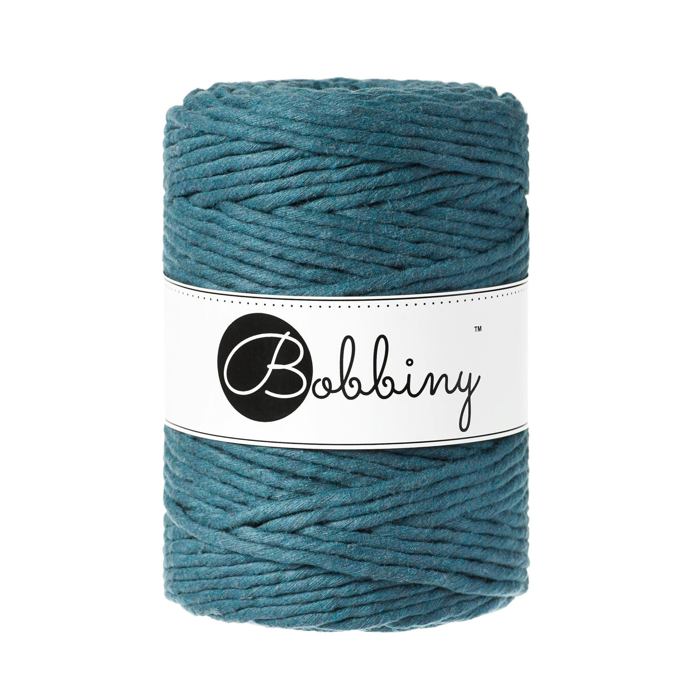 This super soft cord is perfect for Macrame or any other fibre art, and makes the most spectacular fringes and tassels.  It is made from 100% recycled cotton, is single twist and contains 112 individual fibres.  It contains no harmful substances and is approved to Oeko-Tex standards.  The inner spool is made from recycled paper and is biodegradable.  Length 100m (108 yards)  Weight 660 gms