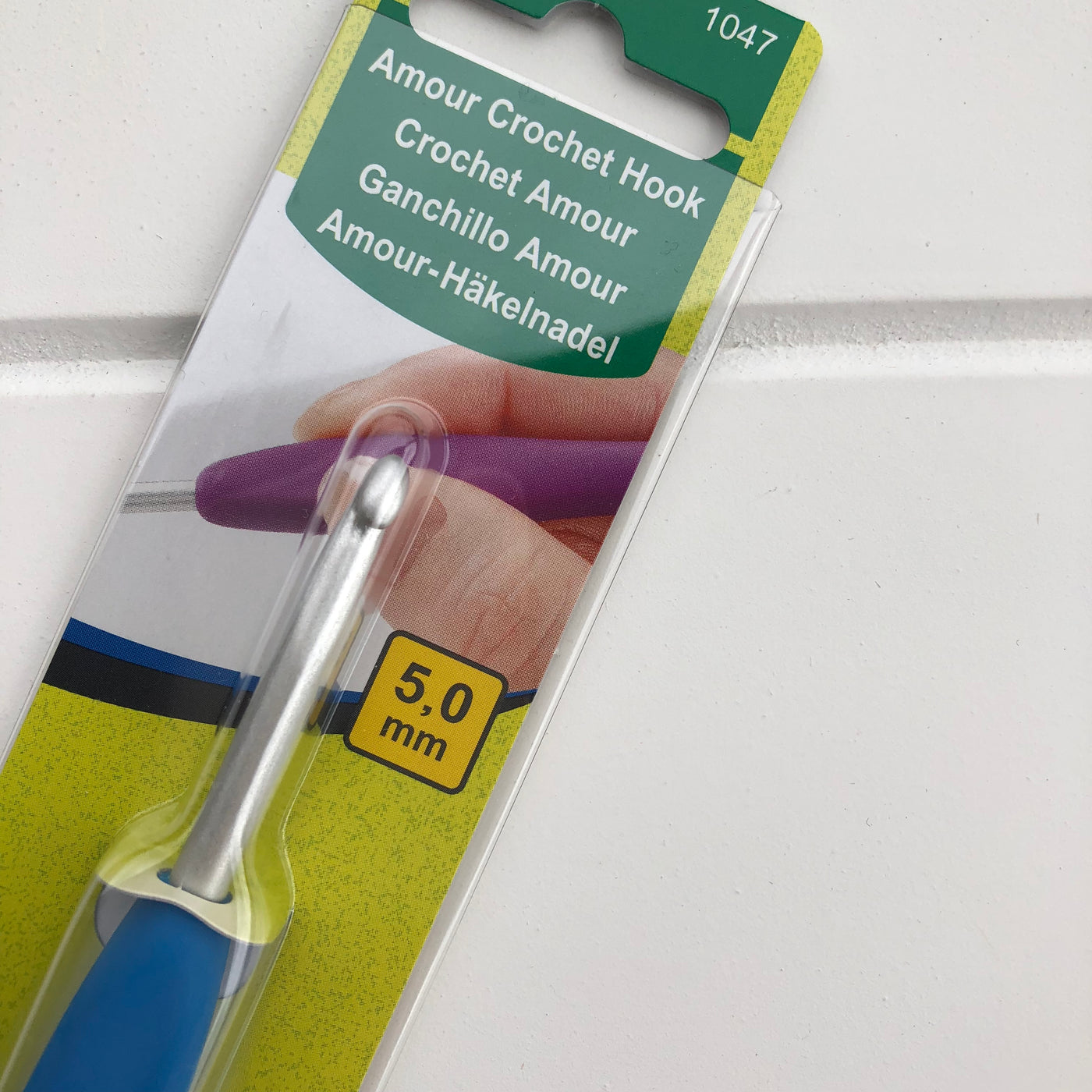 Where can I find Clover Amour Crochet Hooks 5mm