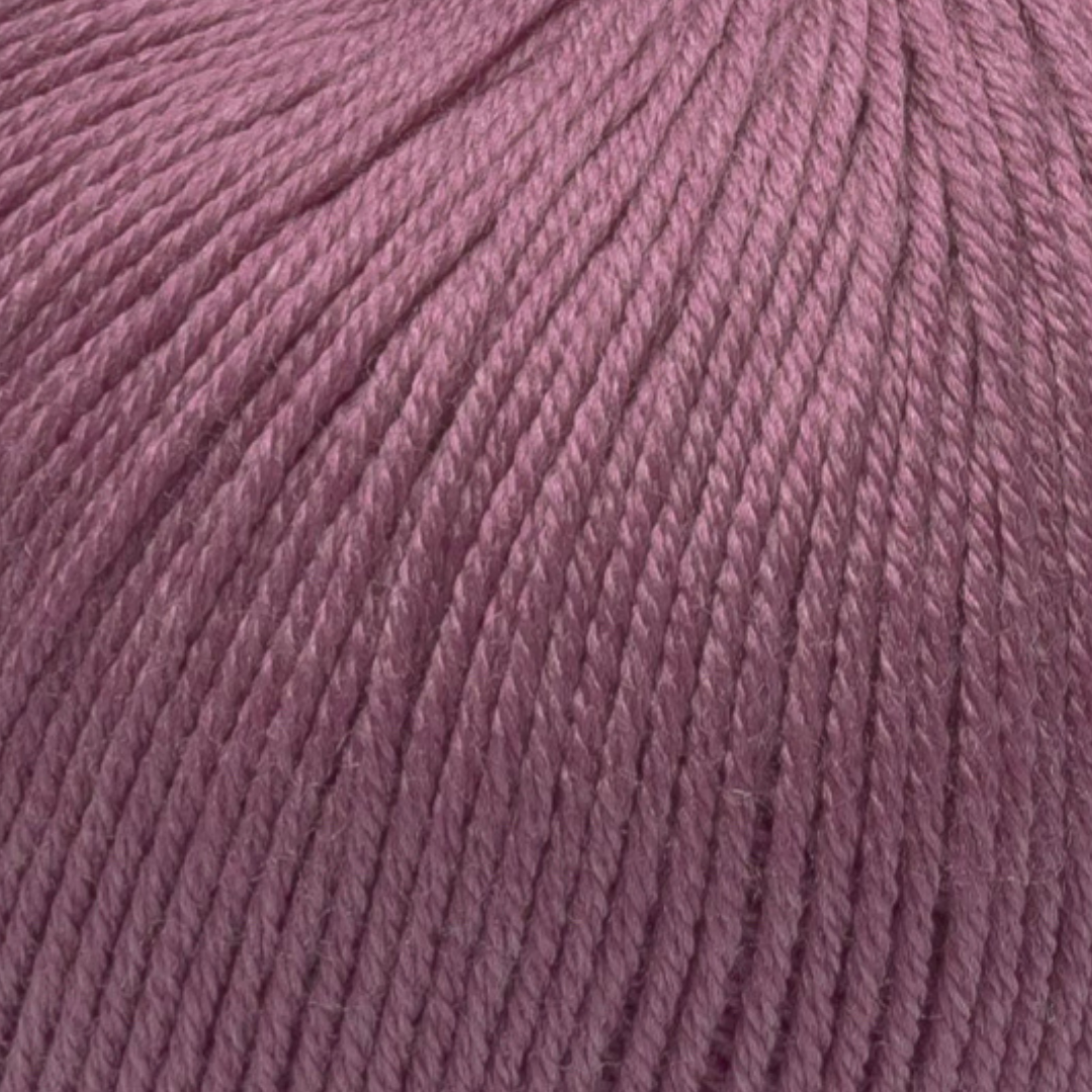 This gorgeous Glencoul DK yarn is ideal for all seasons! It has the beautiful feel and sheen of cotton but the durability of wool, making it ideal for garments to wear all year round.  70% Merino/ 30% Cotton  DK/8 ply weight  116m (126 yards)  50 gms  Needle size: 4mm   Cold machine wash, do not iron or tumble dry