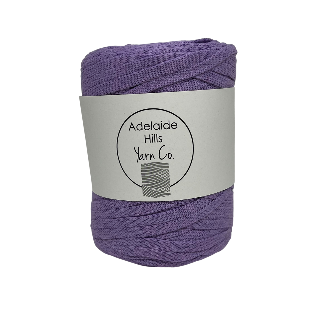 Our Ribbon Yarn is a beautifully soft woven tape-like fibre perfect for use with crochet, knitting, weaving or any fibre art. Made from 100% recycled fibres.   Length: 130metres +/-  Weight: 250gms +/-  For use with approx 7mm or above hooks depending on your project