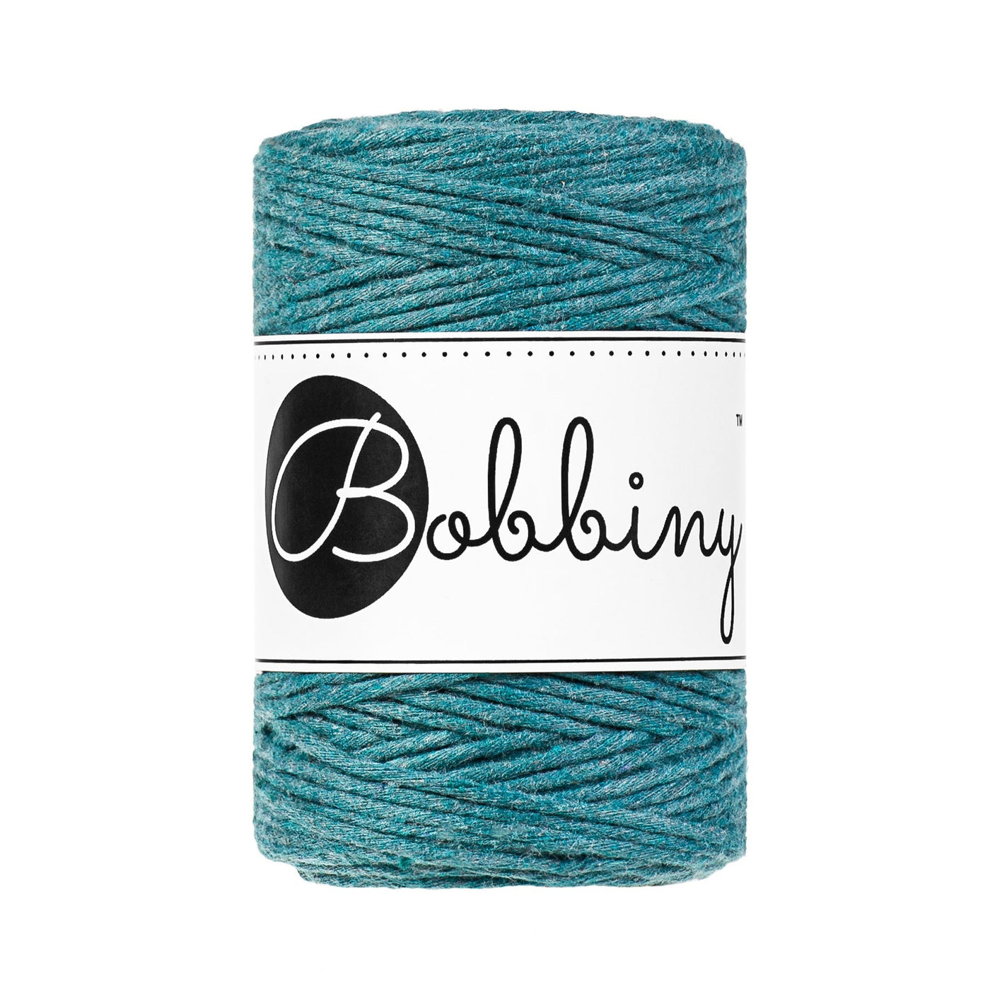 Bobbiny Single Twist Macrame Cord - Baby 1.5mm - Teal
