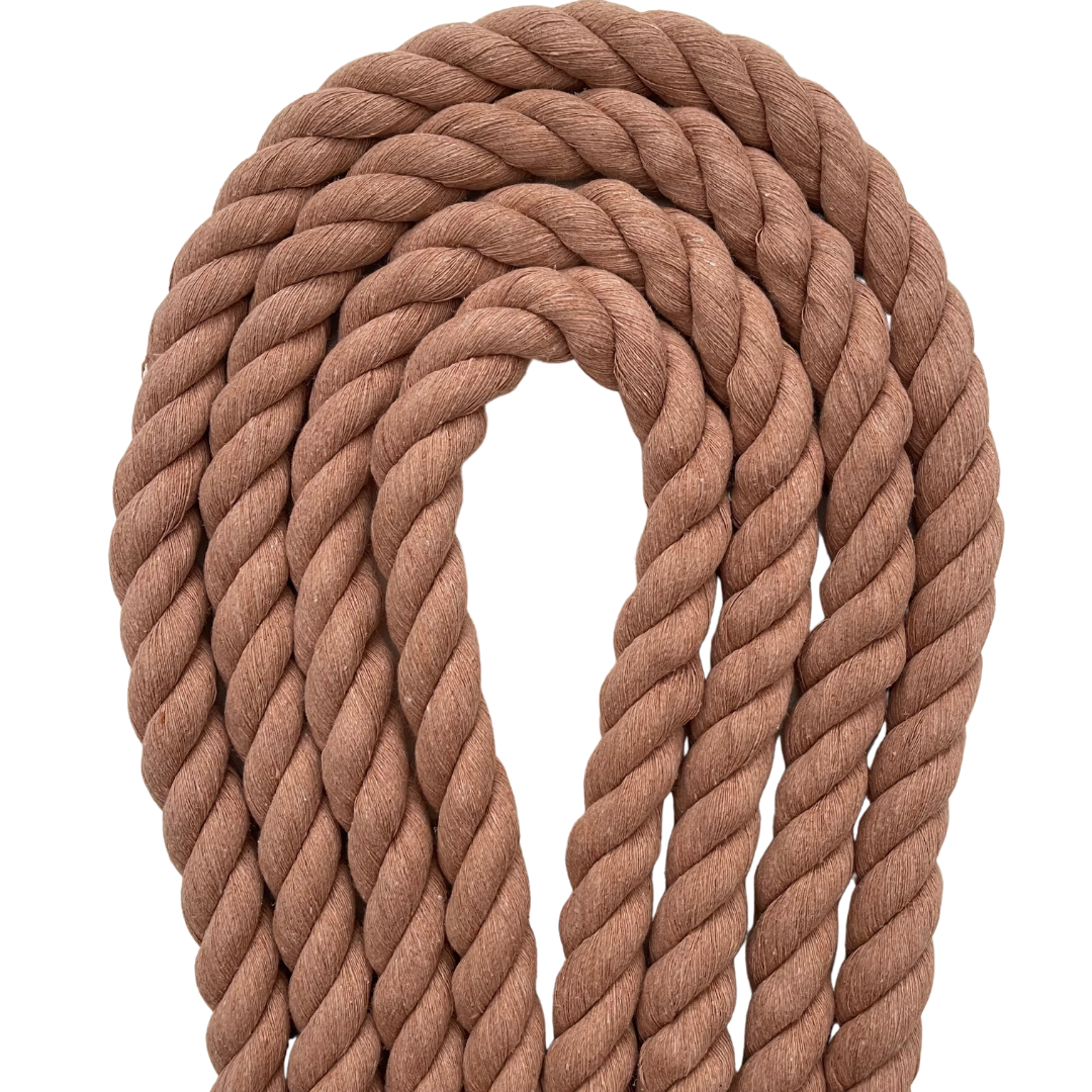 Macon Rope Macrame 3ply Cotton Rope 20mm - Vintage Peach – Adelaide Hills Yarn Co.
