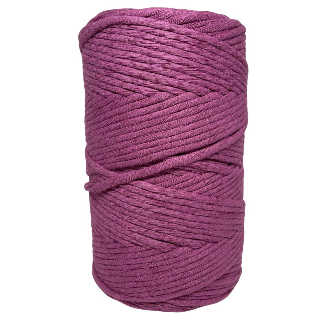 Macrame Luxury Cotton String 5mm - Berry – Adelaide Hills Yarn Co.