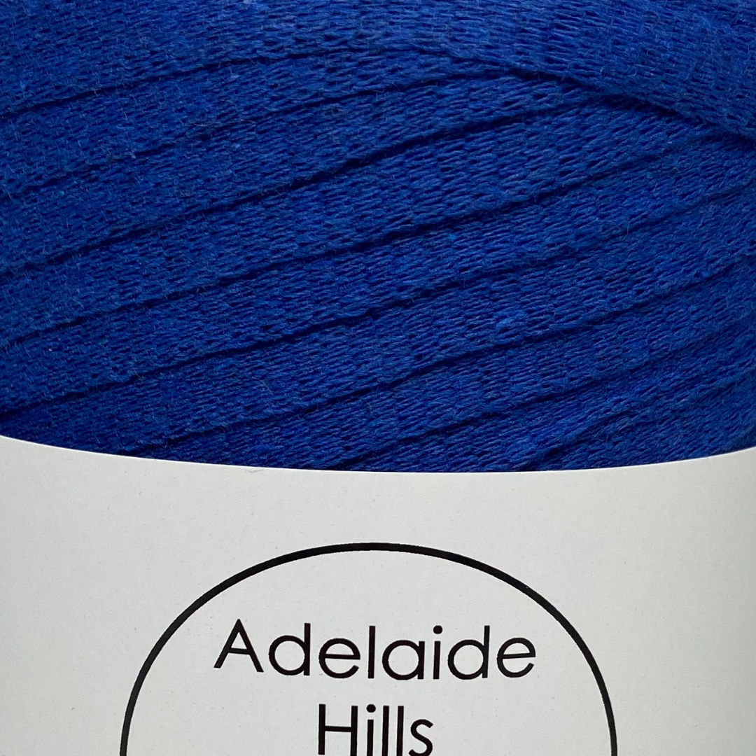 Our Ribbon Yarn is a beautifully soft woven tape-like fibre perfect for use with crochet, knitting, weaving or any fibre art. Made from 100% recycled fibres.   Length: 130metres +/-  Weight: 250gms +/-  For use with approx 7mm or above hooks depending on your project