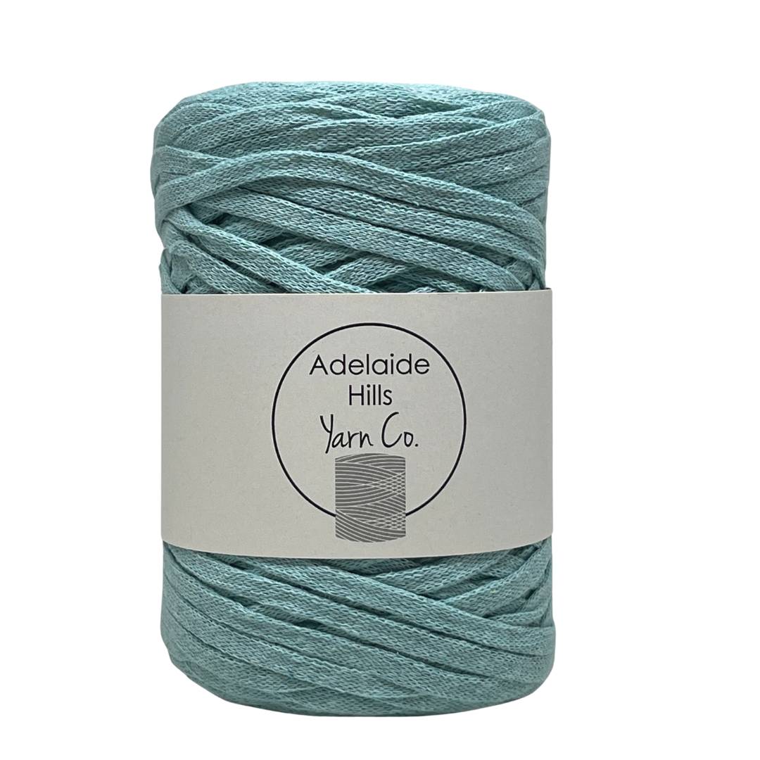 Sea glass green shade ribbon yarn