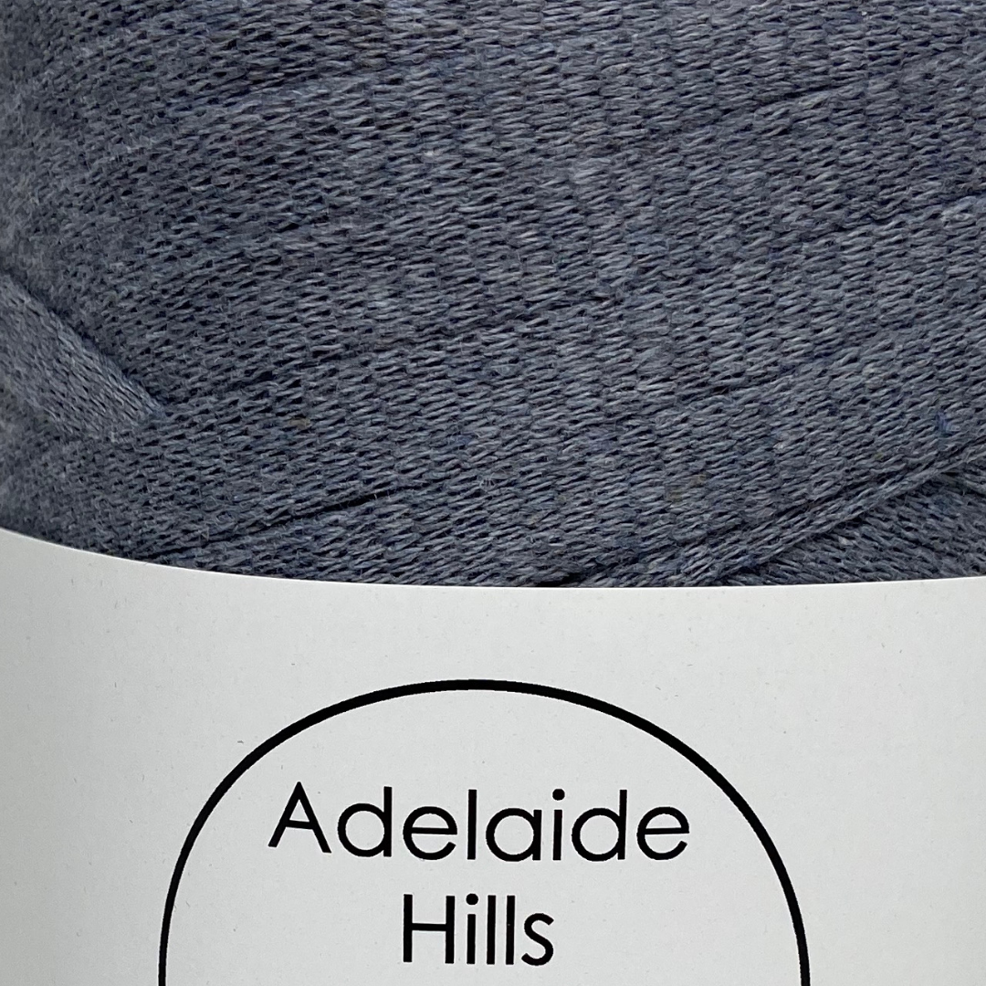 Our Ribbon Yarn is a beautifully soft woven tape-like fibre perfect for use with crochet, knitting, weaving or any fibre art. Made from 100% recycled fibres.   Length: 130metres +/-  Weight: 250gms +/-  For use with approx 7mm or above hooks depending on your project