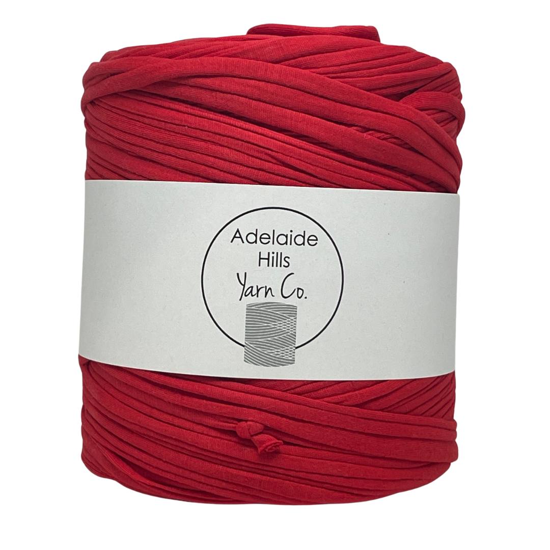 red tshirt yarn