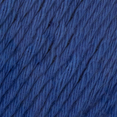 Navy blue shade crochet or knitting cotton swatch